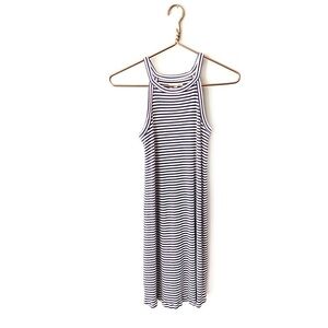Madewell | Knit Striped Blue White Dress XXS